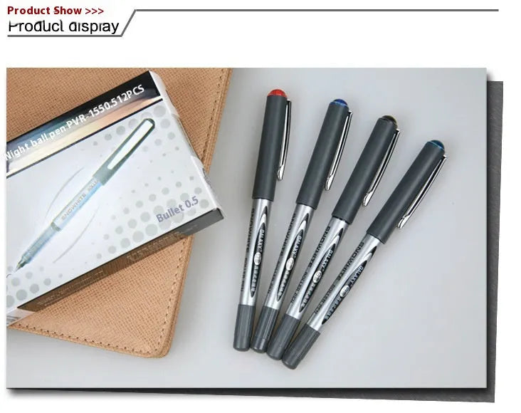 Simple Series 0.5mm water-based quick-drying signature pen in a pack of 12.