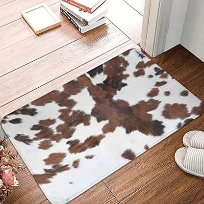 Household fashion flannel floor mat in sfq-beach starfish print, square shape, modern simplicity style, 60x90cm size