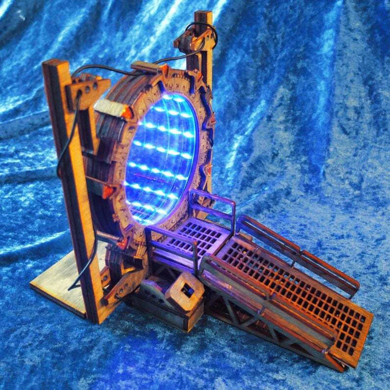 DIY Galaxy Bookends - Wooden Book Display Stand with Cosmic Design