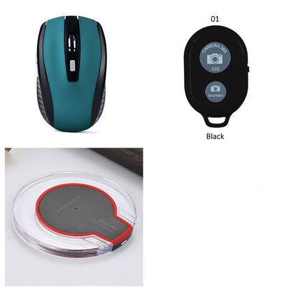 Sleek wireless charging pad with non-slip silicone surface and automatic charging for Apple and Samsung devices