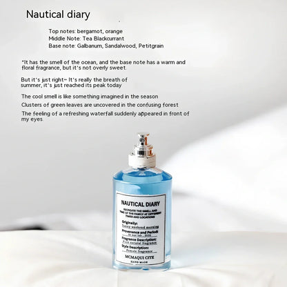 100ml women's perfume bottle with five scent options including Lazy Sunday and Fireplace Fire variants