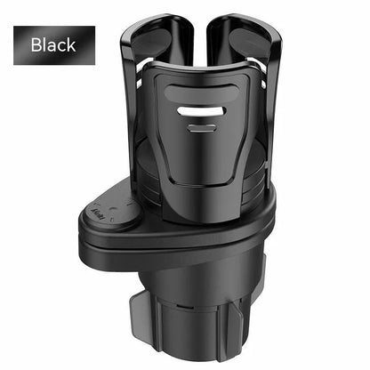 Car cup holder modification with carbon fibre matte finish for vehicle centre console installation