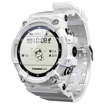 ATTACK 3 IP67 waterproof smart sports watch in black, pink, or white on a wrist.