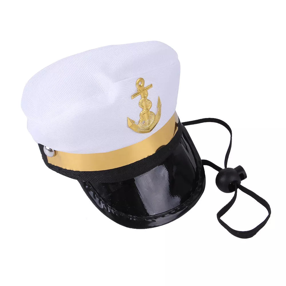 Cartoon-themed pet hat for cats with unique embroidery detailing