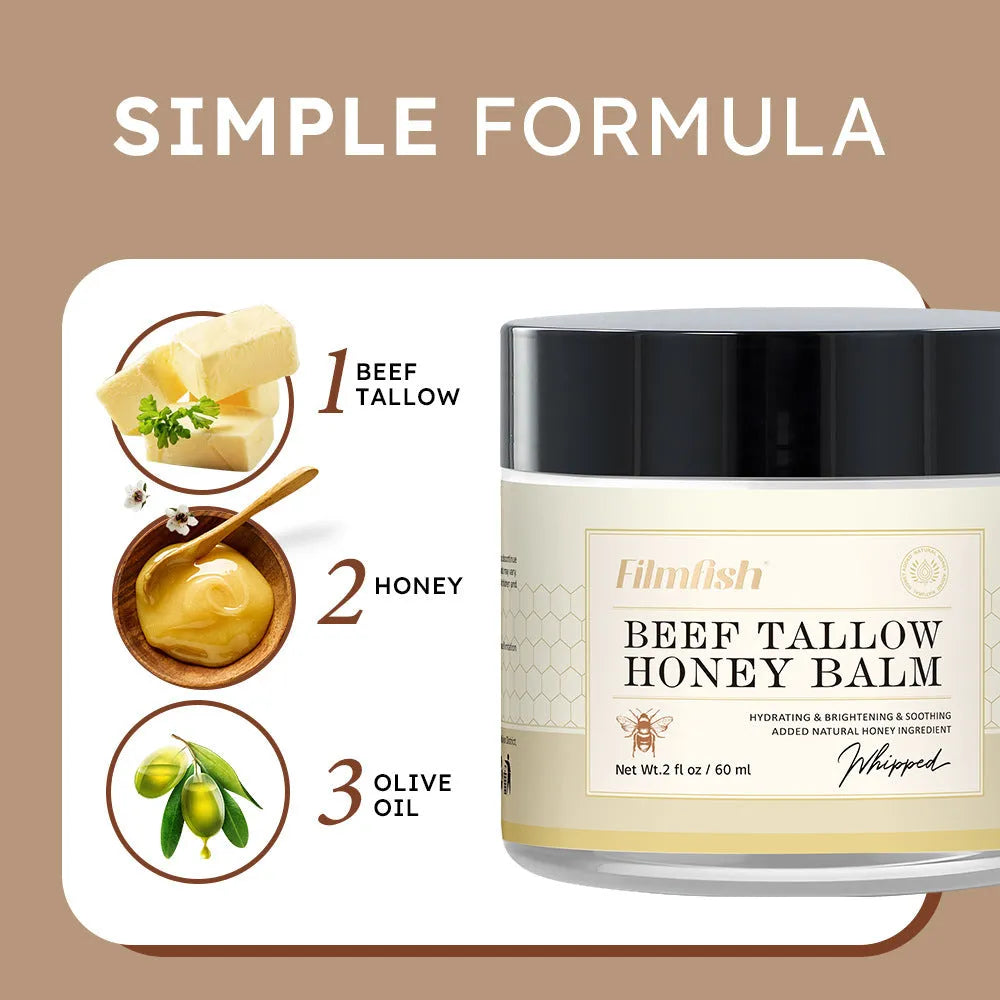 60ml honey moisturising cream jar for facial and body dry skin care