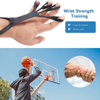 Silicone hand grip exerciser with various color options for strengthening fingers and relieving arthritis pain
