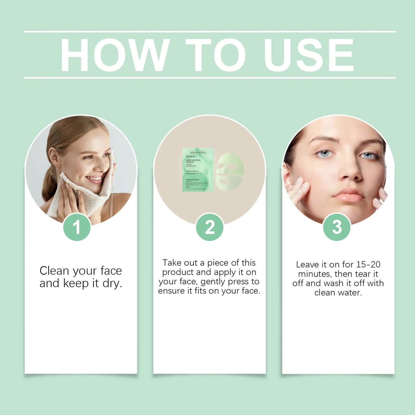 Retinol Hydrating Mask sheet facial treatment package