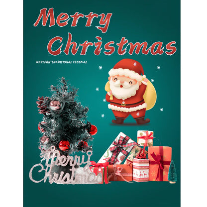 Double-sided flannel Christmas blanket with elk snowman Santa print in four sizes from 75cm to 200cm