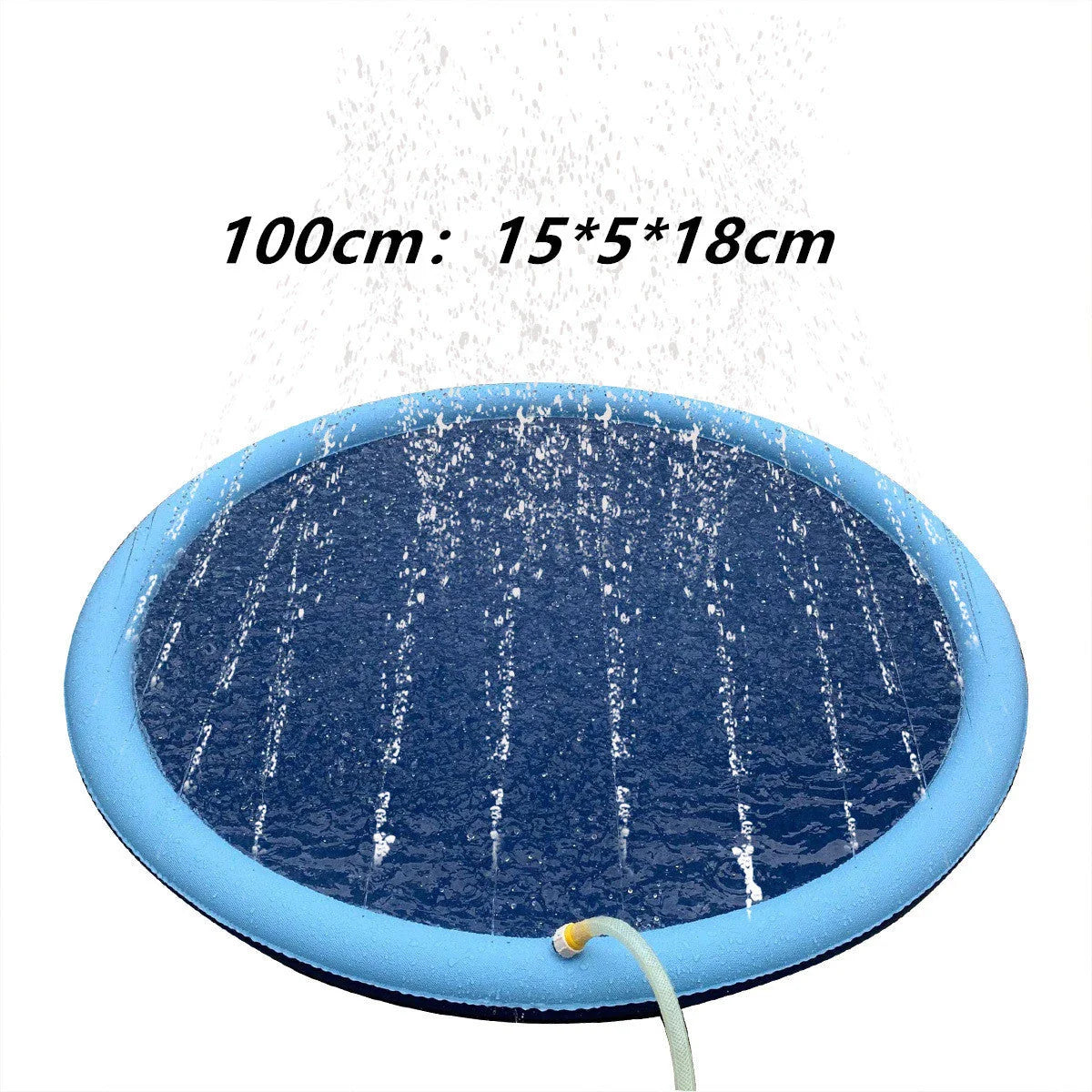 Splash Pad for Kids and Pets - Durable, Non-Slip Outdoor Water Play Mat for Refreshing Backyard Fun
