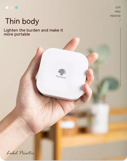 Q30 Thermal Printer Self-adhesive Mini Labeling Machine with Bluetooth connectivity