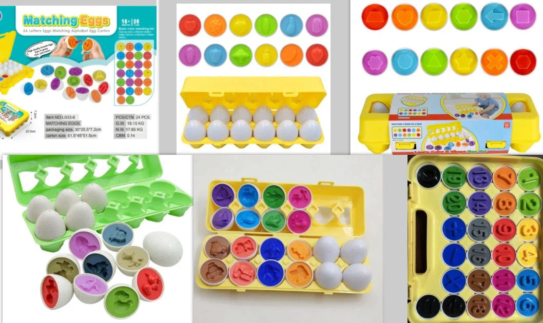 Smart Egg Toy educational shape matching game for kids, safe BPA-free plastic