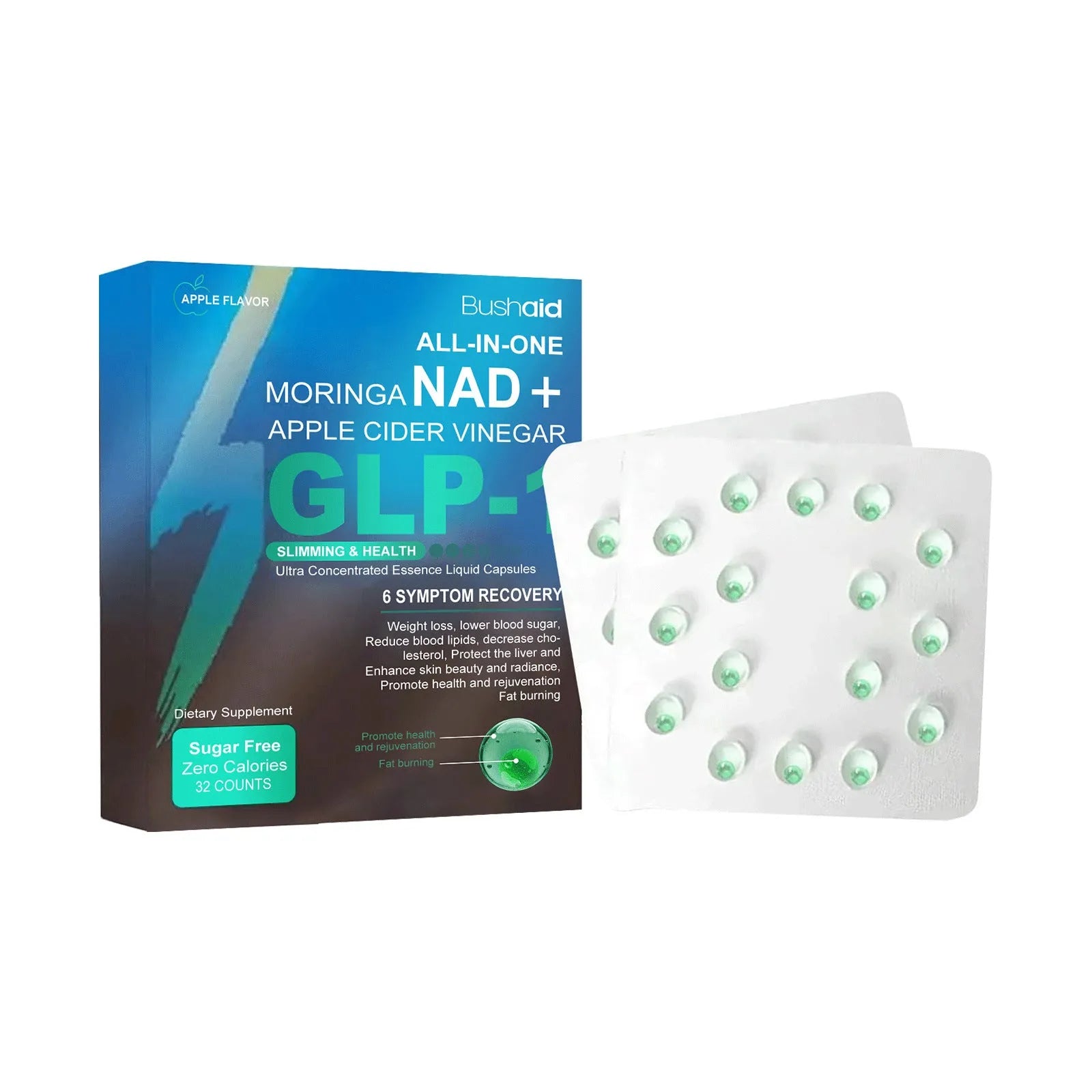 Digestive supplement beads with probiotic Lactobacillus strains in gelatin capsules