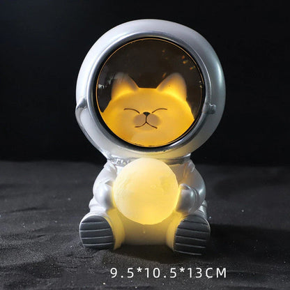 Fat Galaxy Guardian Astronaut Night Light with animal designs for kids' rooms