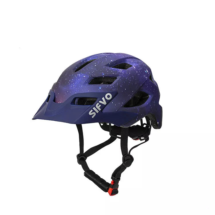 Children's bicycle and skateboard helmet in multiple colors, adjustable for a secure fit