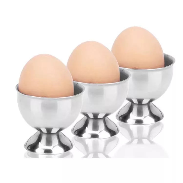 Stainless Steel Egg Bracket for kitchen organization in silver and gold