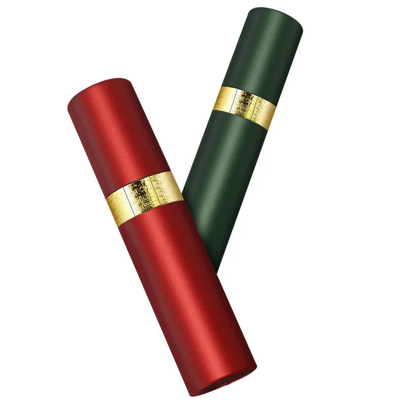 Lipstick-shaped rechargeable hair trimmer with floating 3D head for painless grooming of sensitive areas