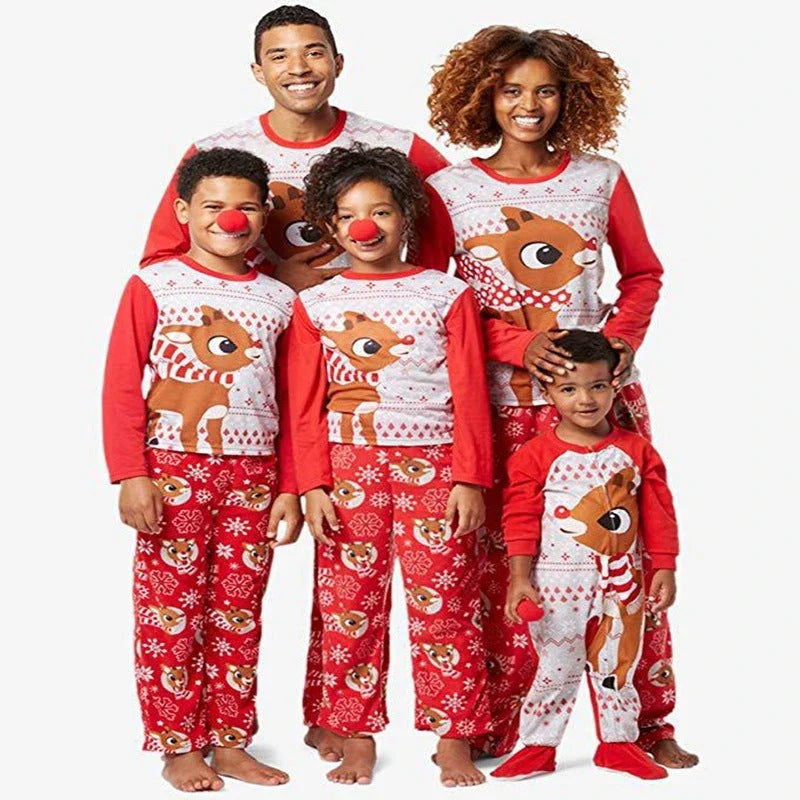 Cozy Family Christmas Pajamas - Cute Fox Print Sleepwear for the Whole Crew