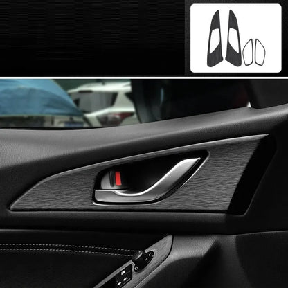 Unksera car interior decorative film sticker kit with 12 pre-cut pieces for dashboard and centre console protection