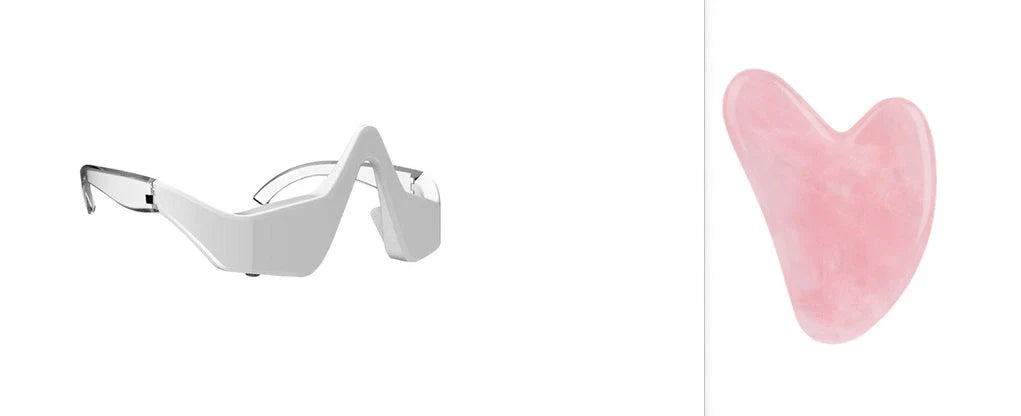 Rechargeable eye massager with micro-current technology to reduce wrinkles, dark circles, and eye puffiness