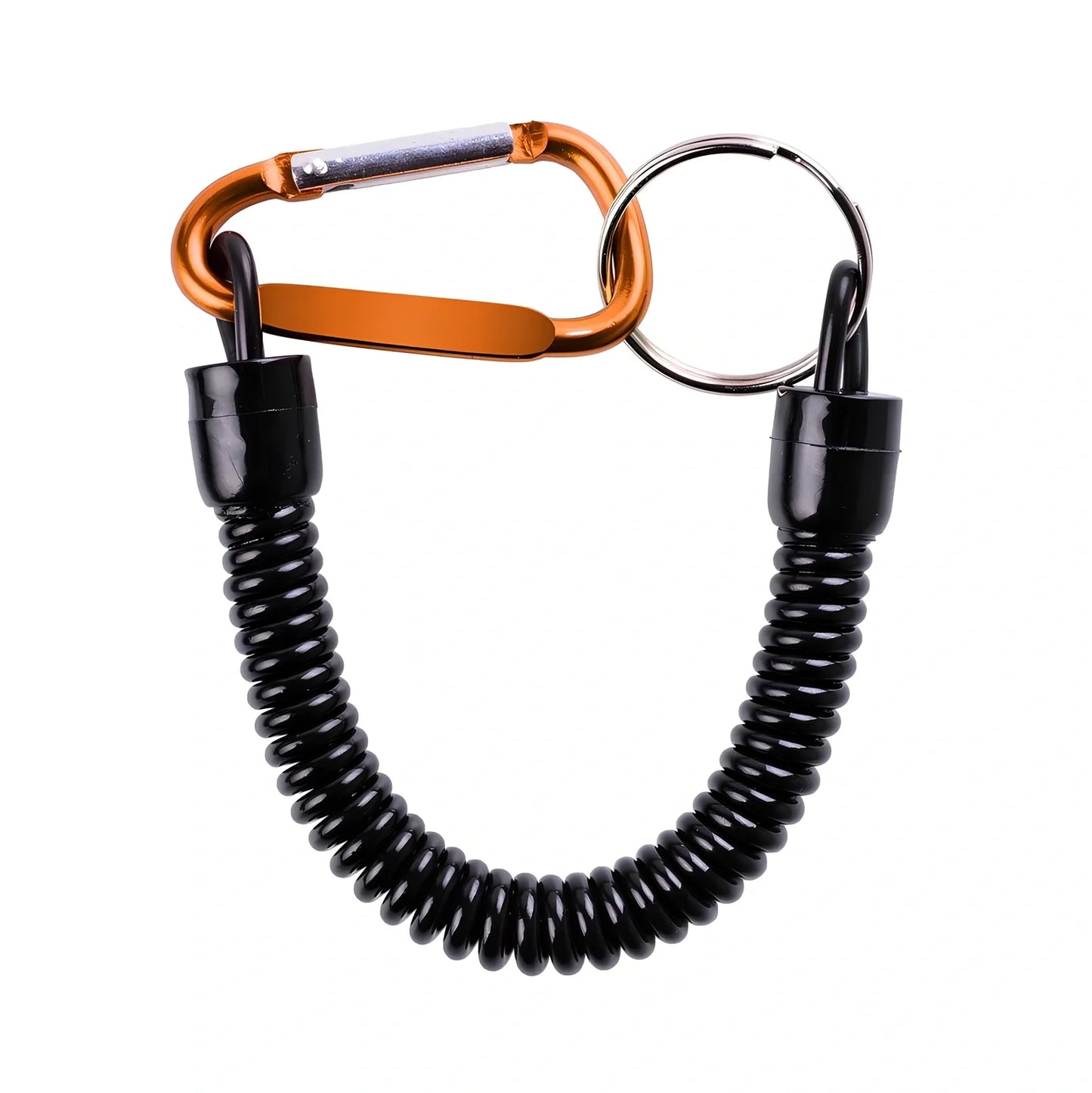 Stainless steel curved nose fishing pliers measuring 12.5cm with line cutter and protective covers