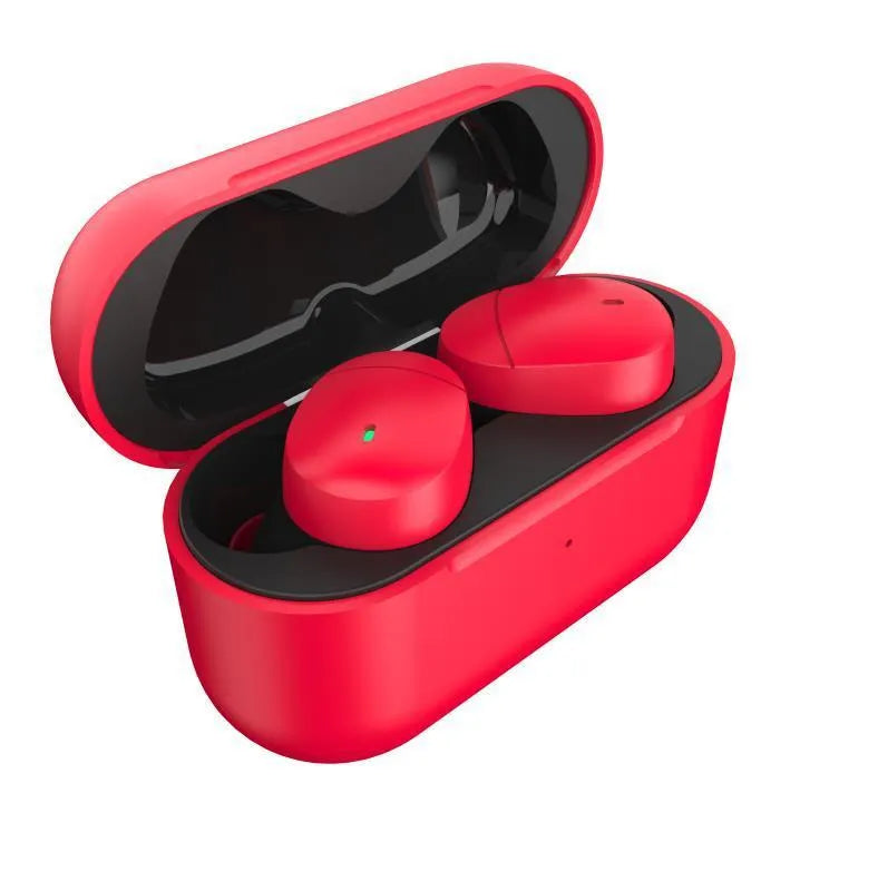 Flame red Qualcomm Bluetooth 5.2 wireless earphones with Qualcomm TWS 3040 chipset