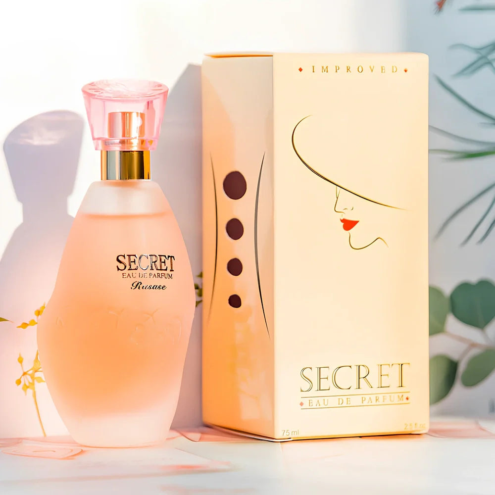 Paris Night women's perfume in light pink with 75ml capacity and compact 13.5cm height