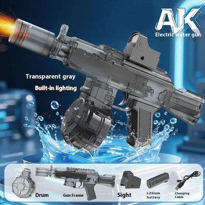 Ice Mouse electric water gun toy with 500ml water tank and high-speed firing system