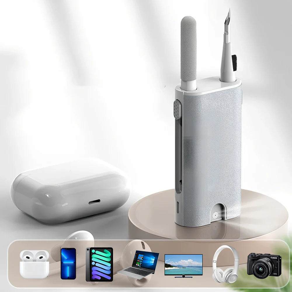 Q6 and Q8 multifunctional cleaning sets with ABS plastic and metal construction for electronics maintenance