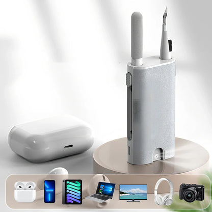 Q6 and Q8 multifunctional cleaning sets with ABS plastic and metal construction for electronics maintenance