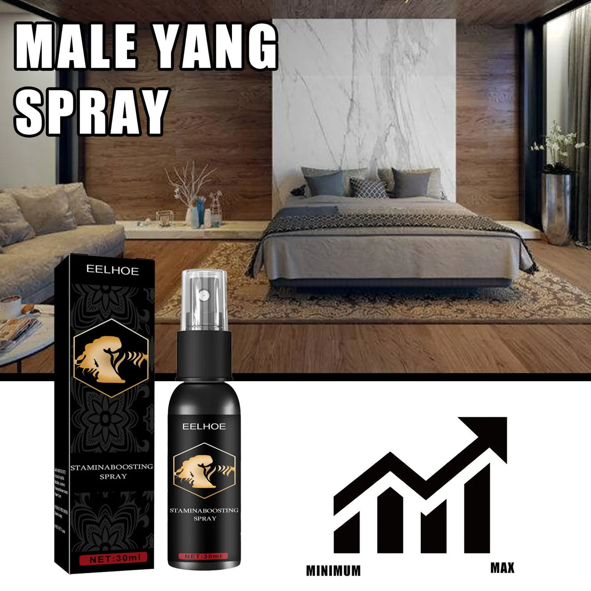 30ml men's treatment oil spray bottle for hip moisturising and massage
