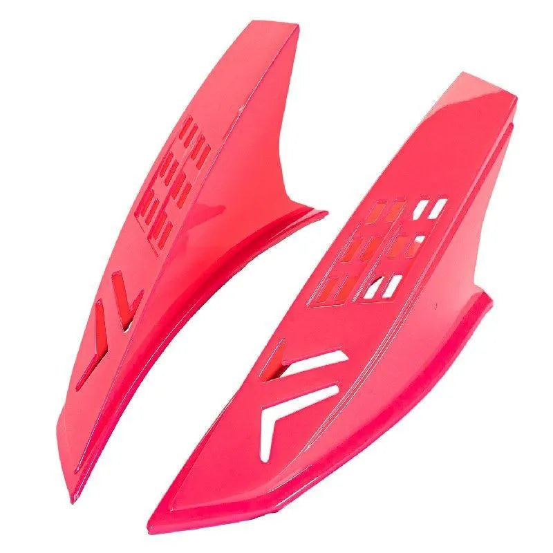 Pair of plastic helmet horns with 3M adhesive backing for children's 60-62cm helmets in six colour options