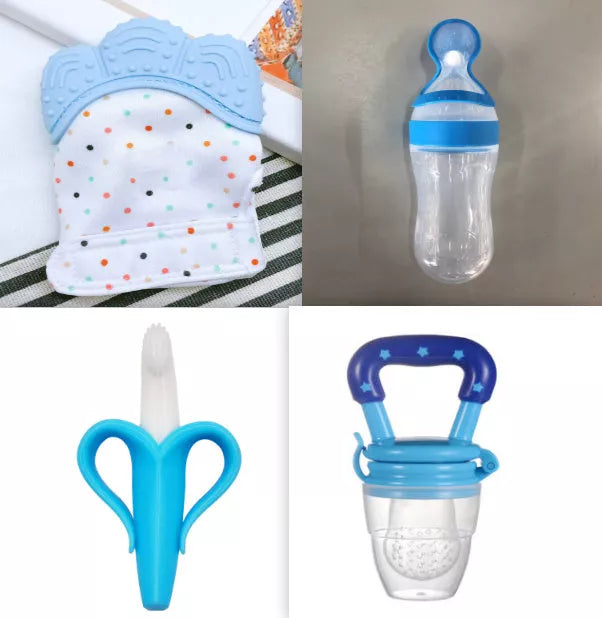 Baby Spoon Bottle Feeder in various colors for easy, safe baby feeding