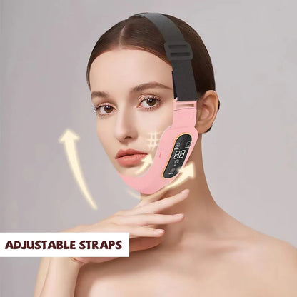 Microcurrent Face Massager with EMS and LED Therapy for facial slimming and skin rejuvenation