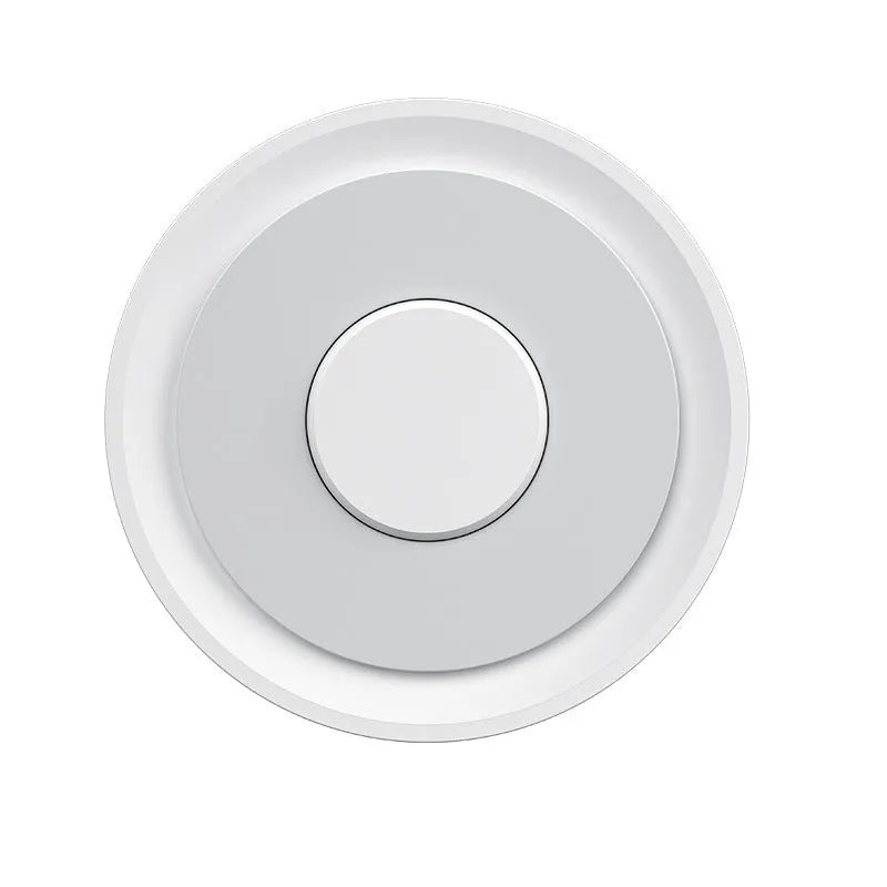 White square ZigBee 3.0 smart home gateway measuring 78mm with USB power connection