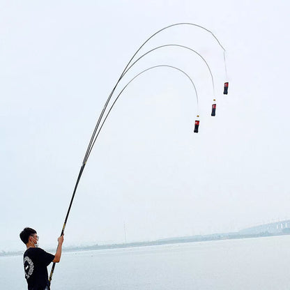Carbon Super Hard Platform Fishing Rod with scalable lengths for precision angling