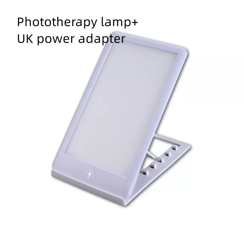 Solar Light Therapy Lamp with adjustable brightness settings for mood enhancement