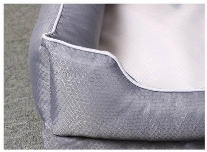 Removable dark grey dog bed with non-stick kennel base in four sizes for dogs 10-90kg