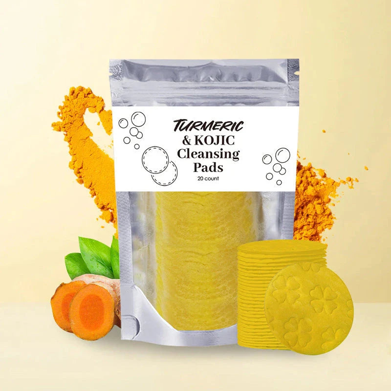 Luxurious Turmeric Cleansing Pads for Deep Pore Purification and Radiant Skin