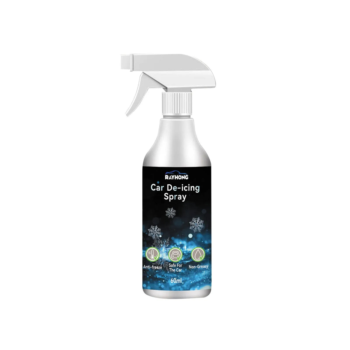 60ml car window de-icing and snow-melting agent spray bottle