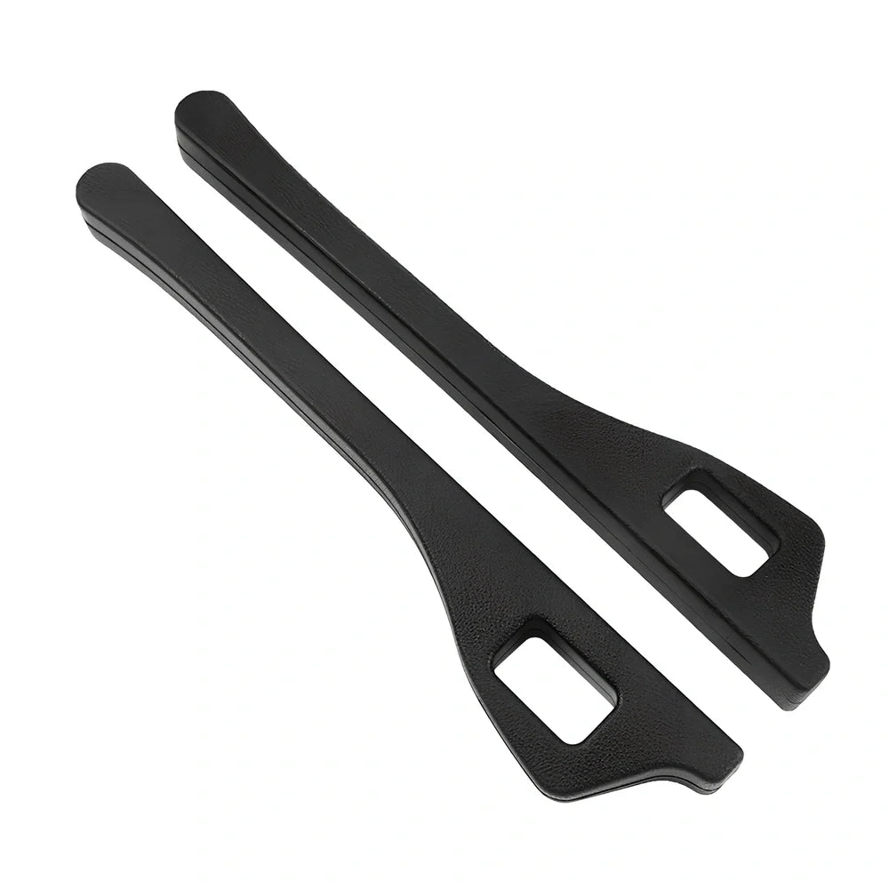 Black and green car seat gap filler strips, 5cm thick PU material, universal fit for vehicles