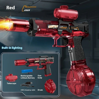 Ice Mouse electric water gun toy with 500ml water tank and high-speed firing system