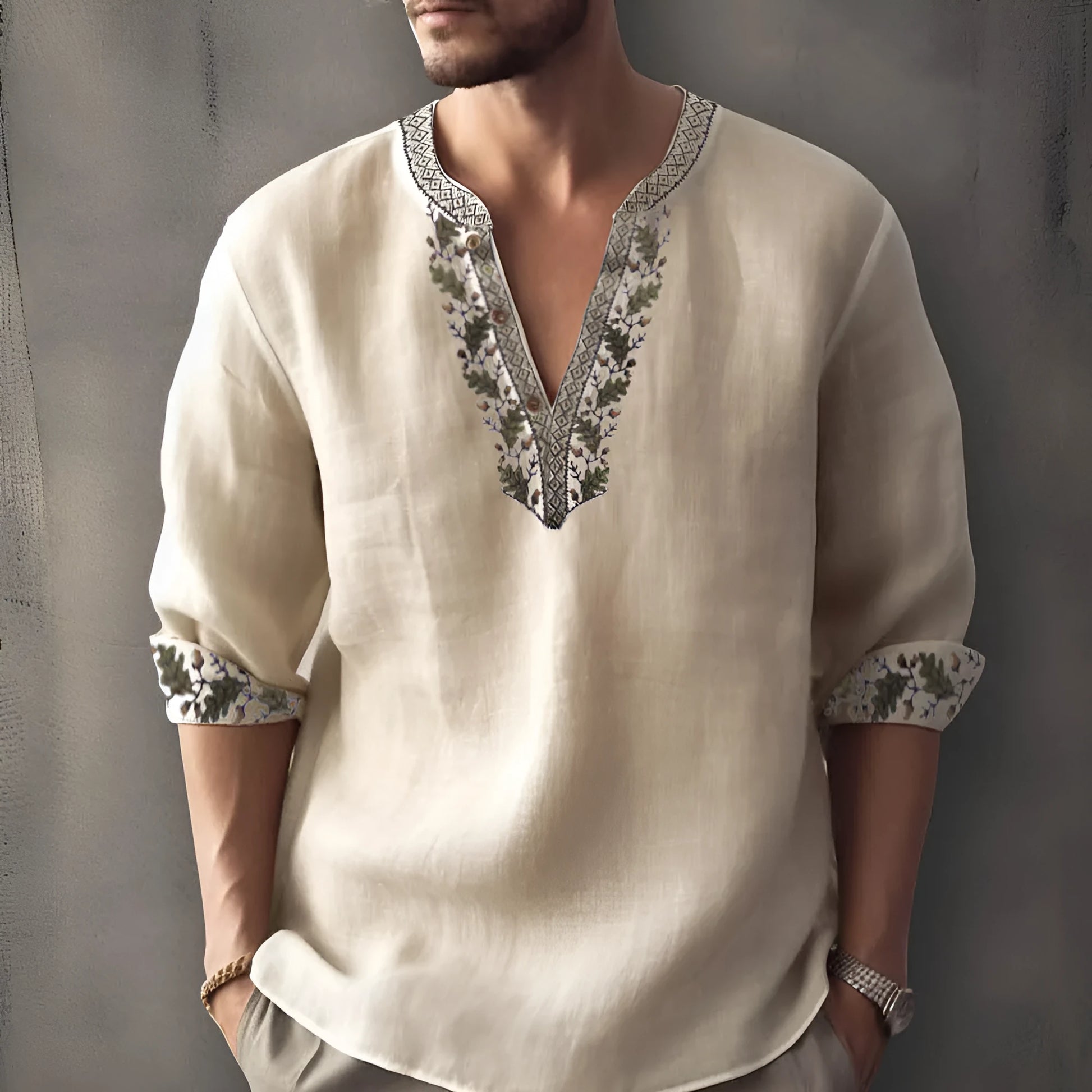 British style bamboo hemp t-shirt with digital thermal transfer stripe pattern in multiple colour options