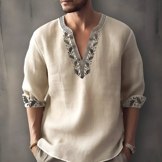 British style bamboo hemp t-shirt with digital thermal transfer stripe pattern in multiple colour options