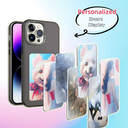 Personalized E-ink Phone Case with Vibrant Projection and Customizable Design