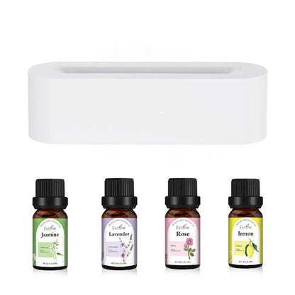 Soothing Aroma Diffuser with Flame-Like LED Lighting and Ultrasonic Humidification
