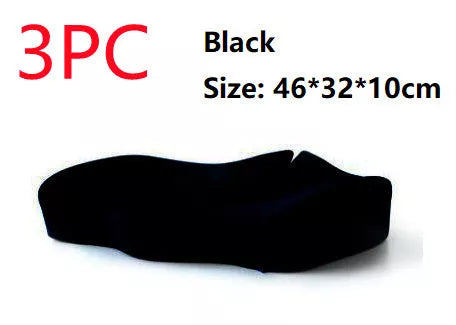 Memory foam seat cushion with non-slip bottom for office and car use