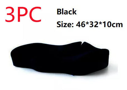 Memory foam seat cushion with non-slip bottom for office and car use