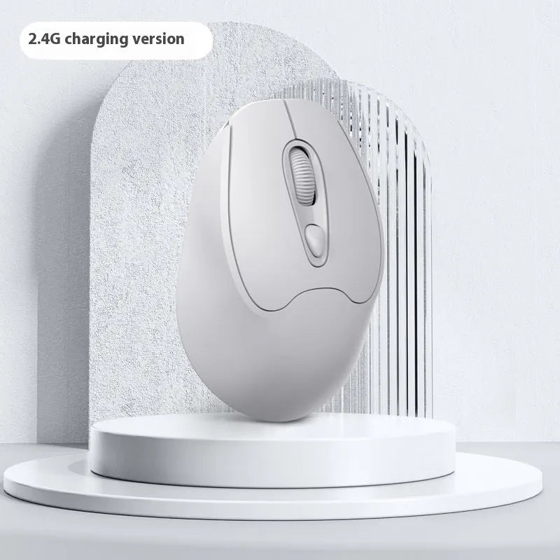 Dual-mode Bluetooth wireless mouse in multiple colours with quiet click operation