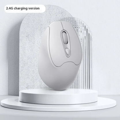 Dual-mode Bluetooth wireless mouse in multiple colours with quiet click operation