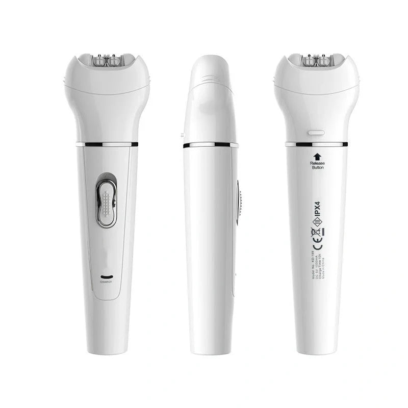5-in-1 Portable Skin Care Electric Massager with Facial Brush and interchangeable heads